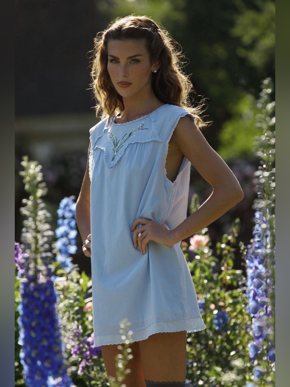 Dairy Boy Medium Soft Blue Forever Babydoll Dress. 💙⚡️